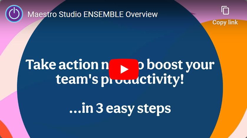 Maestro Studio ENSEMBLE Overview